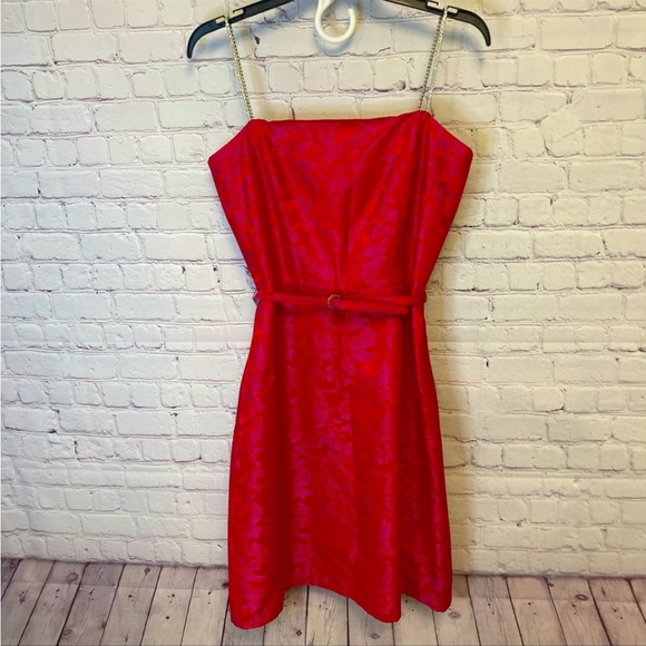 Laundry By Shelli Segal Dresses & Skirts - Laundry by Shelly Segal Jeweled chain strap dress